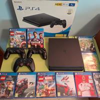 Ps4 1tb + 10 giochi