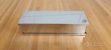 Anello rettangolare due fondi in acciaio inox,