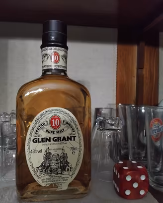 WHISKI collezione Glen Grant 10anni vintage 