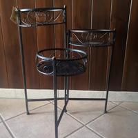 Portavaso in metallo richiudibile