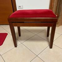 Panca pianoforte seduta regolabile
