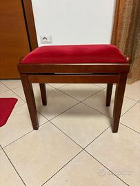 Panca pianoforte seduta regolabile