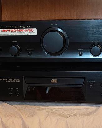 Amplificatore Pioneer e lettore cd sony