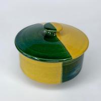 Vasetto Terracotta Smaltata Tunisia Vintage