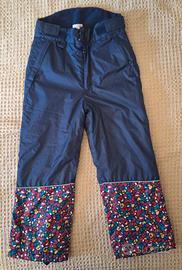 Pantaloni tuta da neve bambina 8-9anni