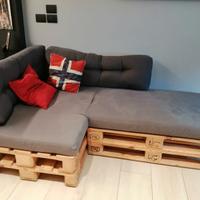 Divano pallets esterno/interno