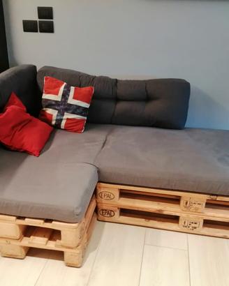 Divano pallets esterno/interno