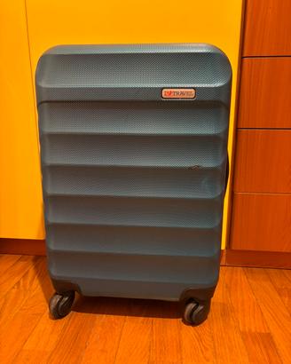 Trolley rigido blu