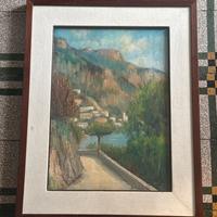 Dipinto a mano. Positano, di Aurelio Cretella