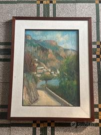 Dipinto a mano. Positano, di Aurelio Cretella