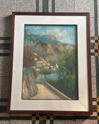 Dipinto a mano. Positano, di Aurelio Cretella