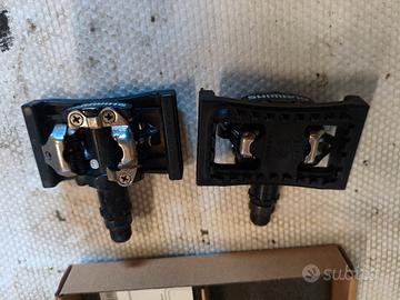 Pedali Shimano doppia funzione SPD
