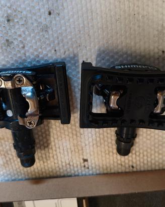 Pedali Shimano doppia funzione SPD