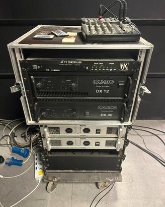 impianto audio completo  per sala da ballo