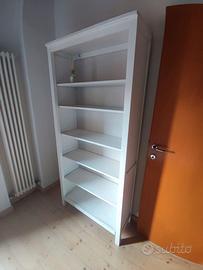 BOLOGNA_ Libreria HEMNES IKEA  aperta_ bianca 