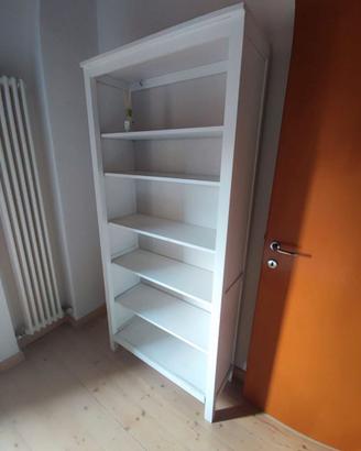 BOLOGNA_ Libreria HEMNES IKEA  aperta_ bianca 