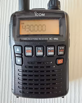 Ricevitore scanner icom ic-r6 r6 uhf vhf