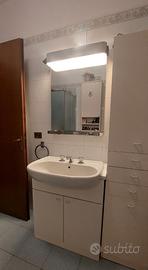 Mobile Ideal Standard lavabo 2 rubinetti specchio