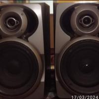 coppia casse HI FI stereo Pioneer 100 watt