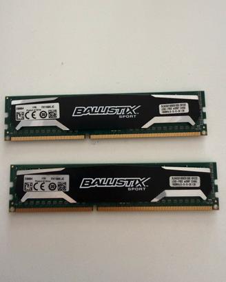 Crucial Ballistix Sport DDR3 8GB (2x4GB) 1600MHz