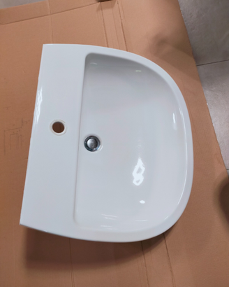 Lavabo con colonna sospesa