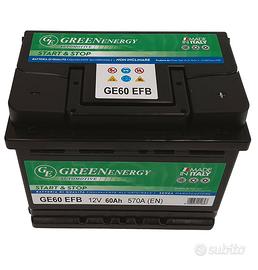 Batteria start e stop efb 60 ah