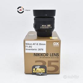 Nikon Nikkor AF-S 35mm f1.8G Nital Usato