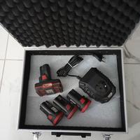 Pack batterie Parkside 12v + Valigetta Alluminio