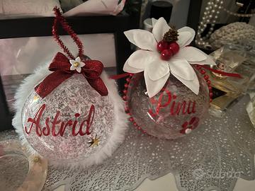 Palle di Natale e tazze personalizzate