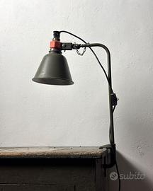 Lampada militare da campo vintage Svezia anni '50