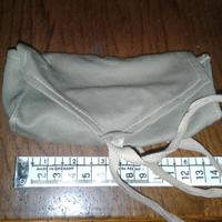 Bustina militare portaoggetti vintage in tessuto