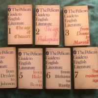 Set 7x Libri RARI The Pelican Guide to English Lit