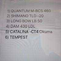 Mulinelli da pesca in mare.