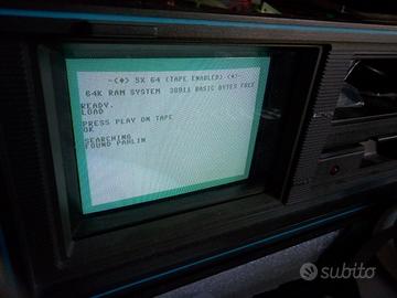 Commodore SX 64: abilita la porta TAPE