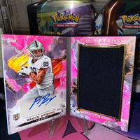 Brock Bowers booklet /50 topps inception nfl 2024