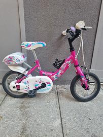 Bicicletta 12 pollici fucsia 