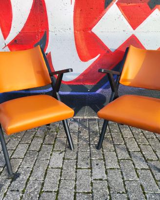 Dal Vera anni 60 coppia poltrone design vintage