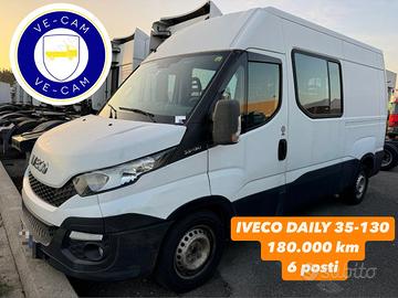 Iveco daily 35-130 furgone 6 posti