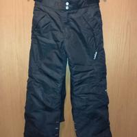 Pantaloni sci neri Wed'ze bambino