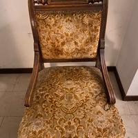 Set 4 poltroncine antiche - antiquariato