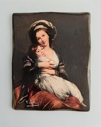  Loise  Le Brun e la figlia J. Marie- olio tavola