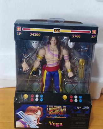 Action Figure Vega Street Fighter II 15cm nuova