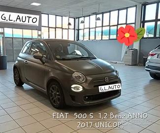 FIAT 500 S 1.2 BENZ. UNICOP. VERDE OPOCA DA VETRIN