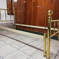 Elegante Telaio Letto Singolo in Ottone