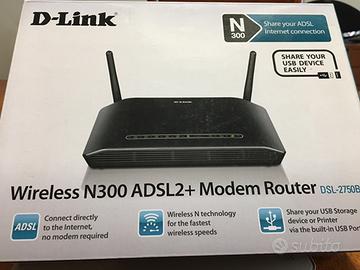 D-link router modem ADSL WIRELESS