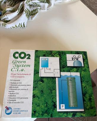 Kit CO₂ completo per acquario C.I.A. Green System
