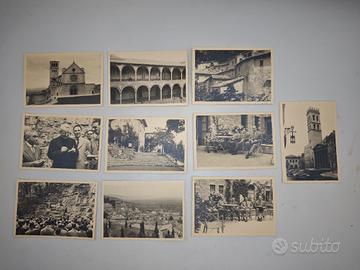 Lotto 10 Foto Epoca Assisi 1957