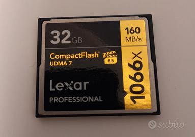 Compact flash Lexar 32gb