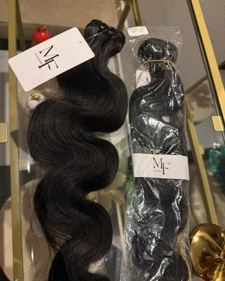 Capelli veri 55 cm 200g nuove con Etichetta
