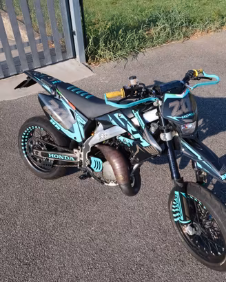 hm crm 125 2t con valvola RAVE 2 motore nuovo!
